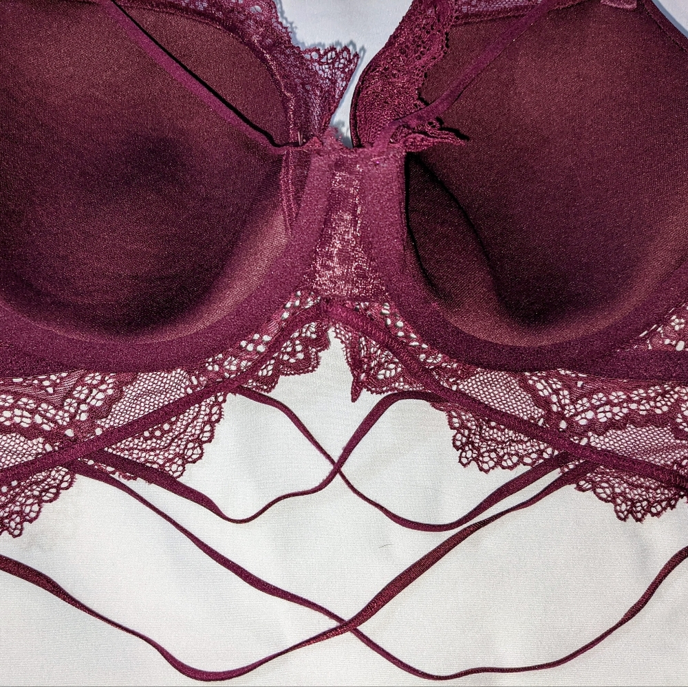Lace & Ribbon Underwire Bra - Picture 6 of 7